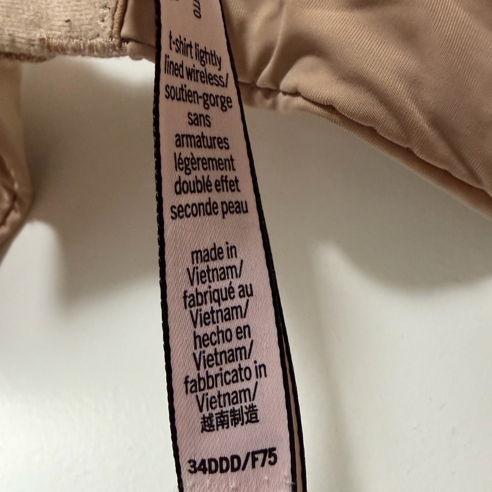 Victoria's Secret THE T-SHIRT Lightly Lined Wireless Bra 34 ddd (f) - Picture 2 of 2